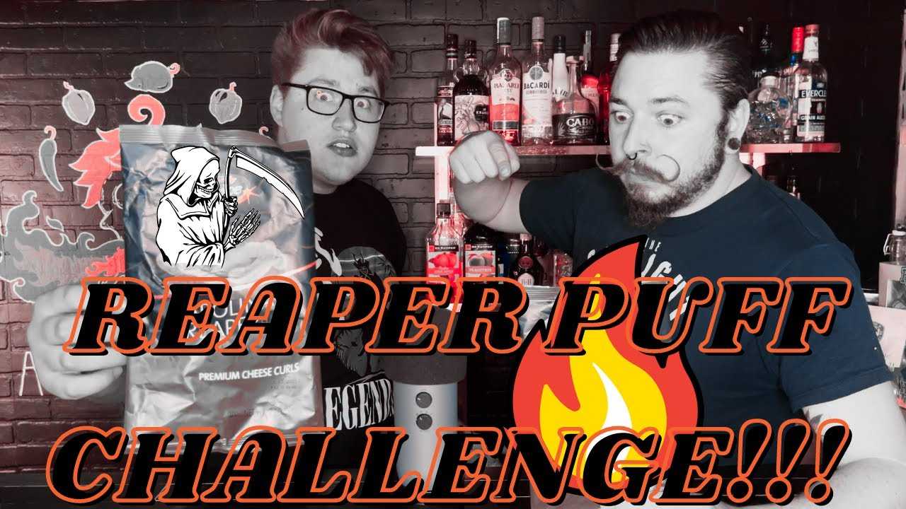 CAROLINA REAPER CHEESE PUFF CHALLENGE!!! (GONE WRONG) - Babyface vs The Mustache -